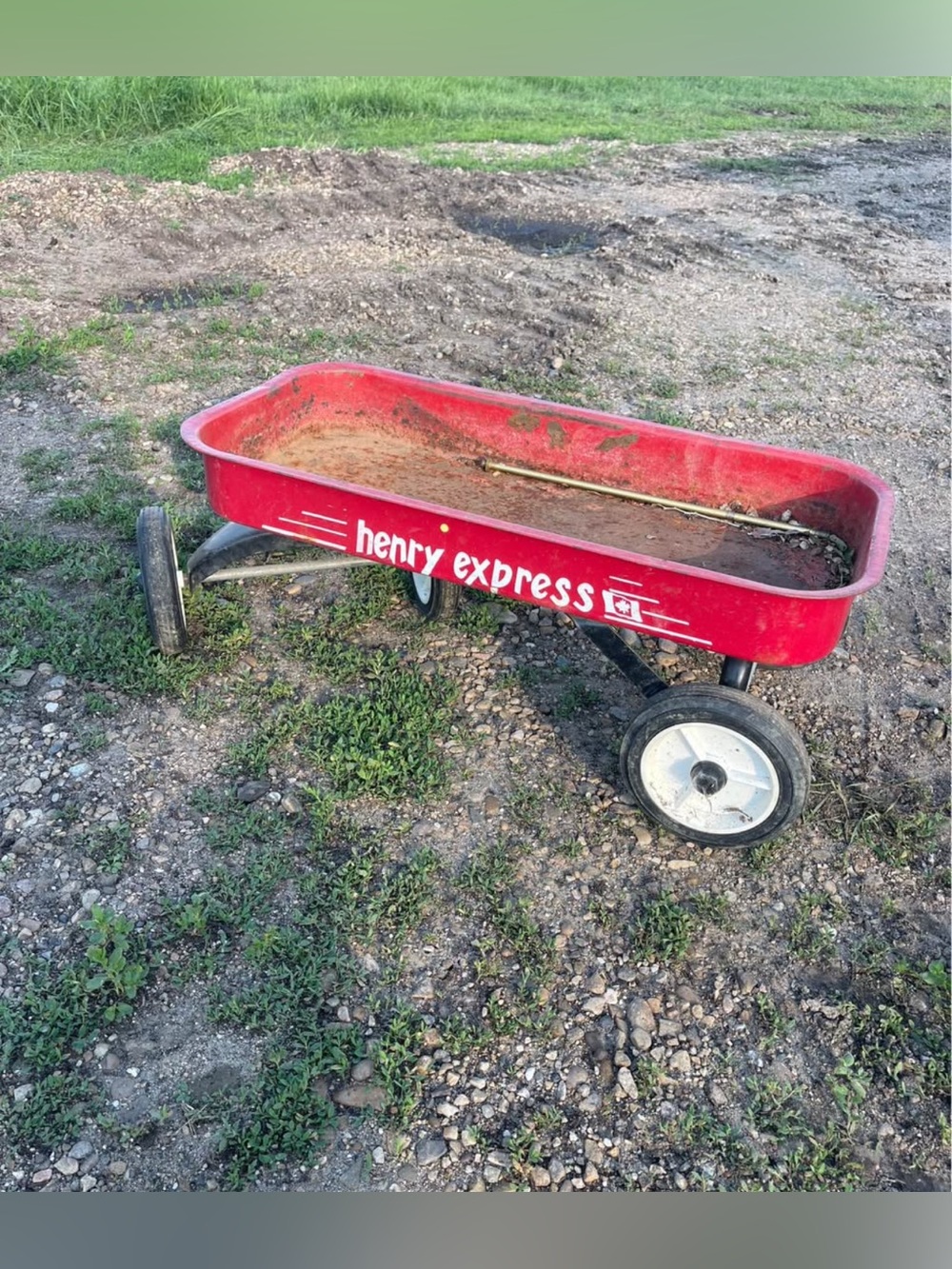 VINTAGE Express Red Henry Express Kids Wagon with White Logo